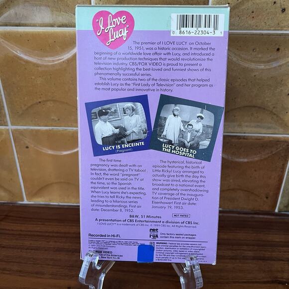 The I Love Lucy Collection Vol. 4 VHS 1989 CBS / Fox - Picture 2 of 4